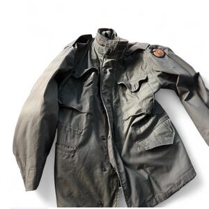 Men's Military Field Jacket in Gray